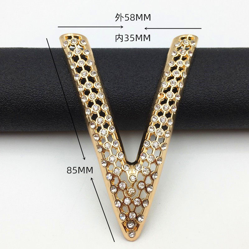 装饰钻扣圆领衣服扣满钻衣领扣桖胸开口靴子纽扣