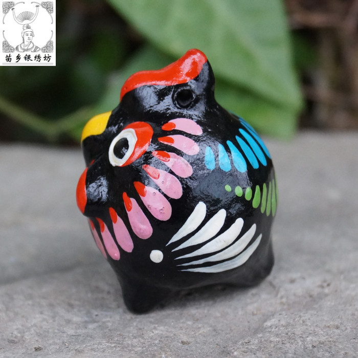 苗乡银绣贵州特产非物质文化遗产十二生肖球形黄平泥哨苗族泥哨