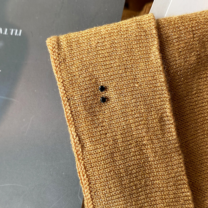 隐形黑白钻养耳洞耳钉迷你耳饰女925银不过敏简约精致睡觉不用取