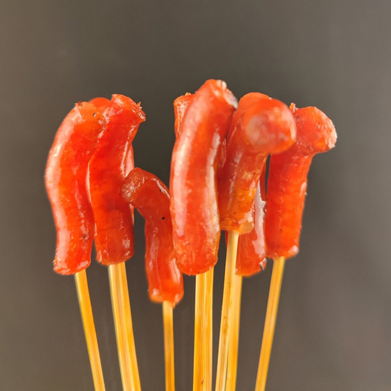 小串广式腊肠一口手把涮串香肠100支油炸食材香肠