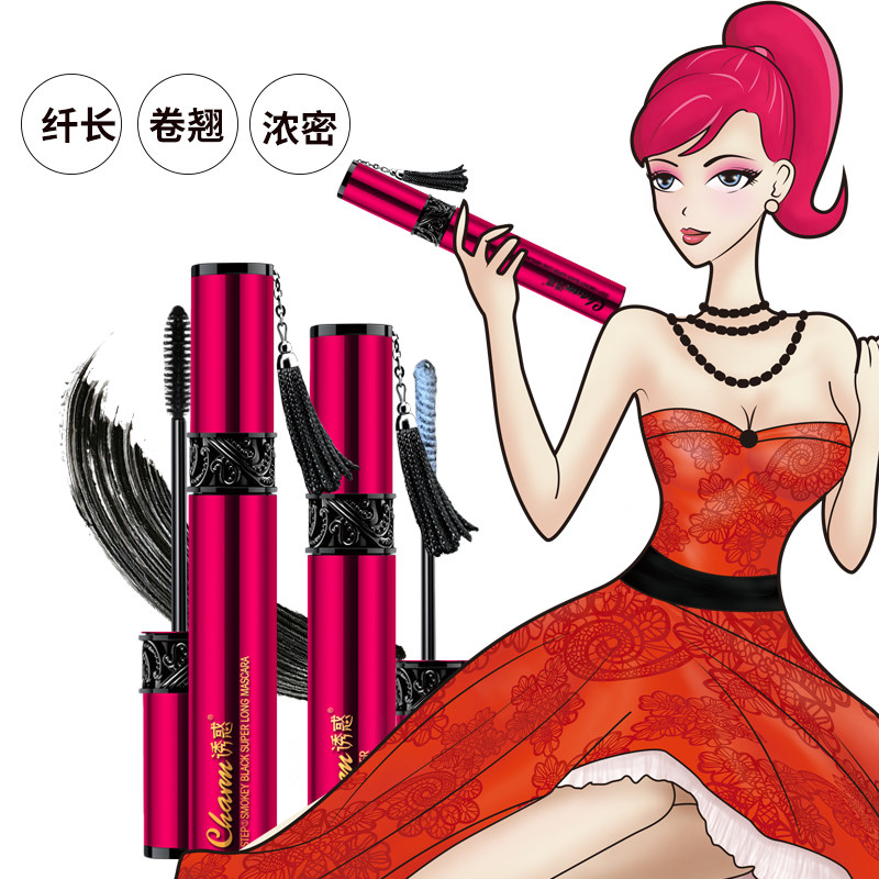 charm诱惑彩妆嫁接睫毛膏防水纤长浓密睫毛膏