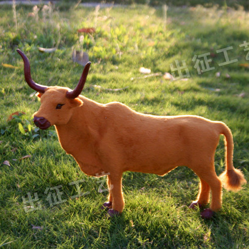 天天特价仿真动物小黄牛生肖模型装饰工艺品摆件教学早教认知道具