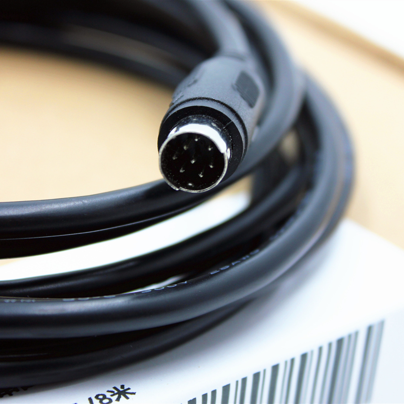 订做plc对公3针ps8针芯圆头md8延长线连接线连接线