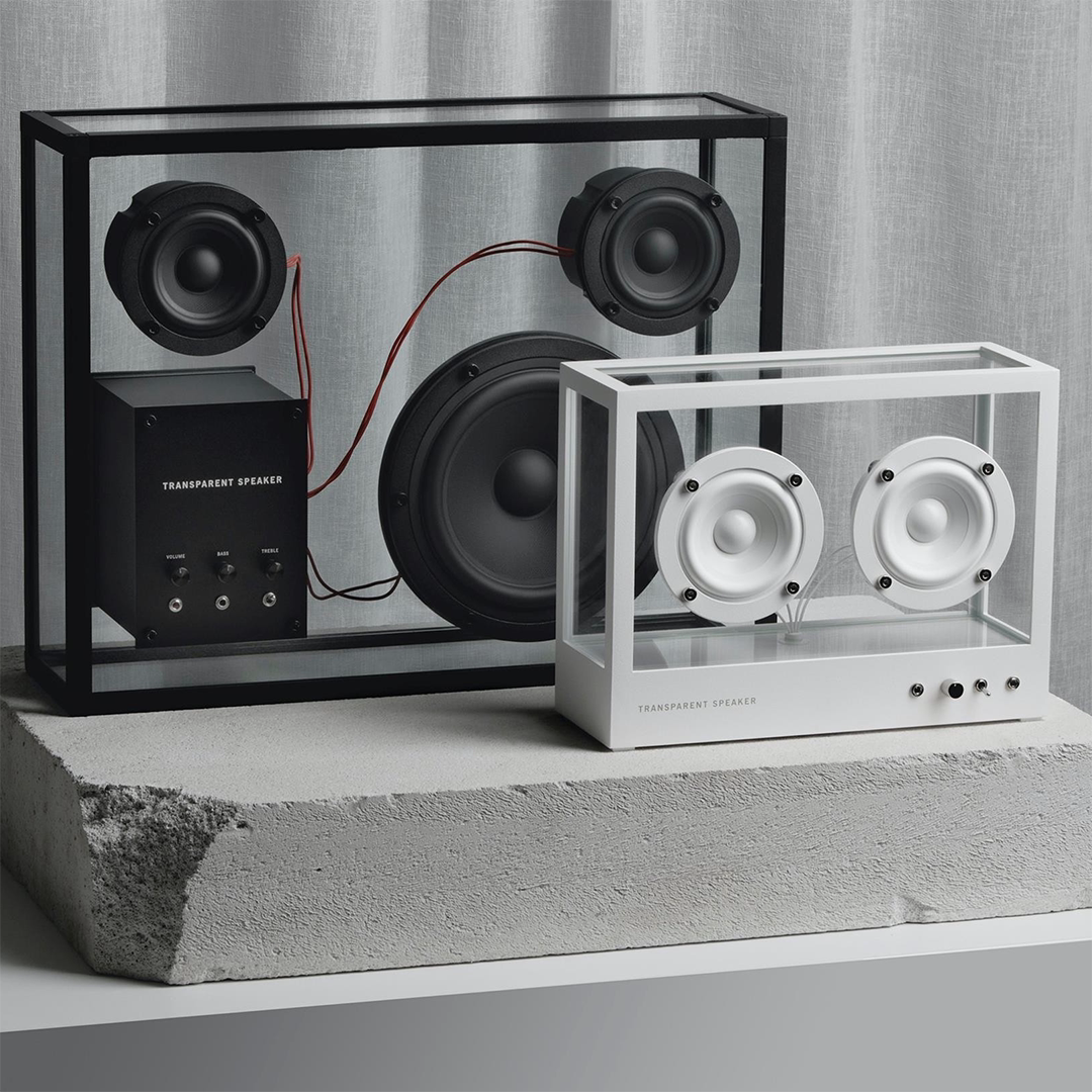 现货瑞典transparentspeaker北欧透明音箱无线蓝牙立体声无线