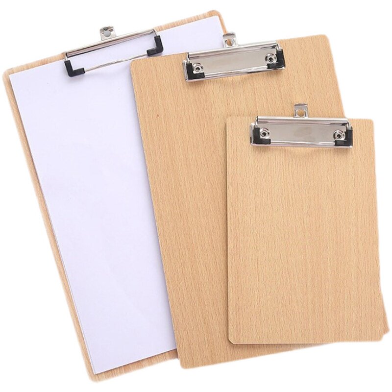 木板a4学生写字文件夹书写垫板画板a5硬木文件夹