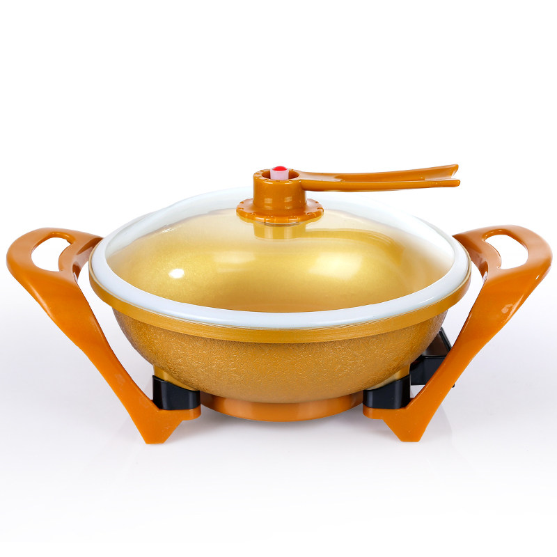 韩式多功能电热养生真空锅不麦饭石锅电炒锅黄金锅电热火锅