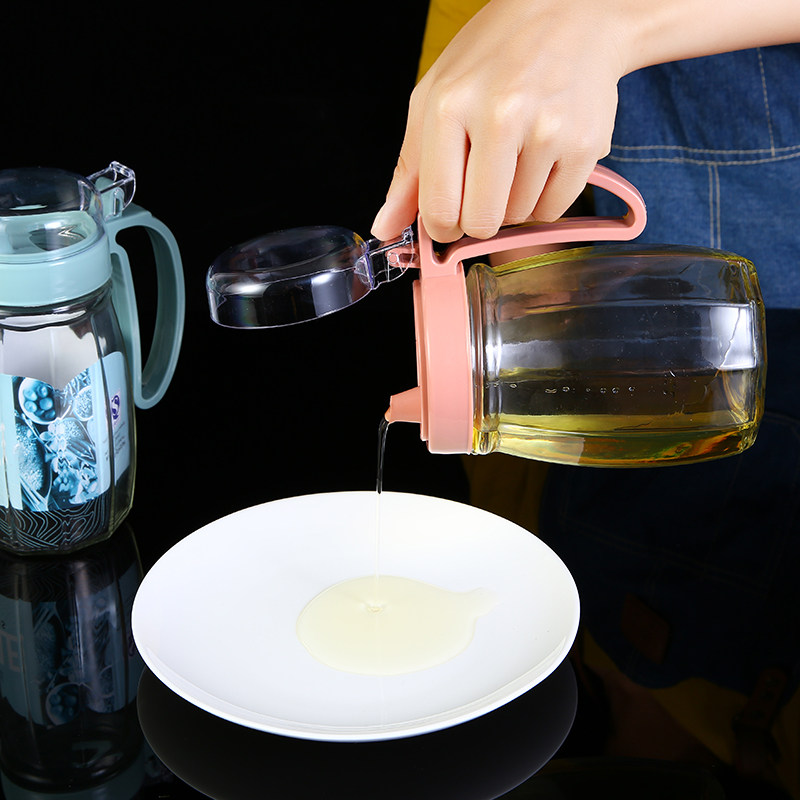 油壶精彩玻璃厨房储物瓶罐器皿防漏玻璃瓶调味瓶油壶