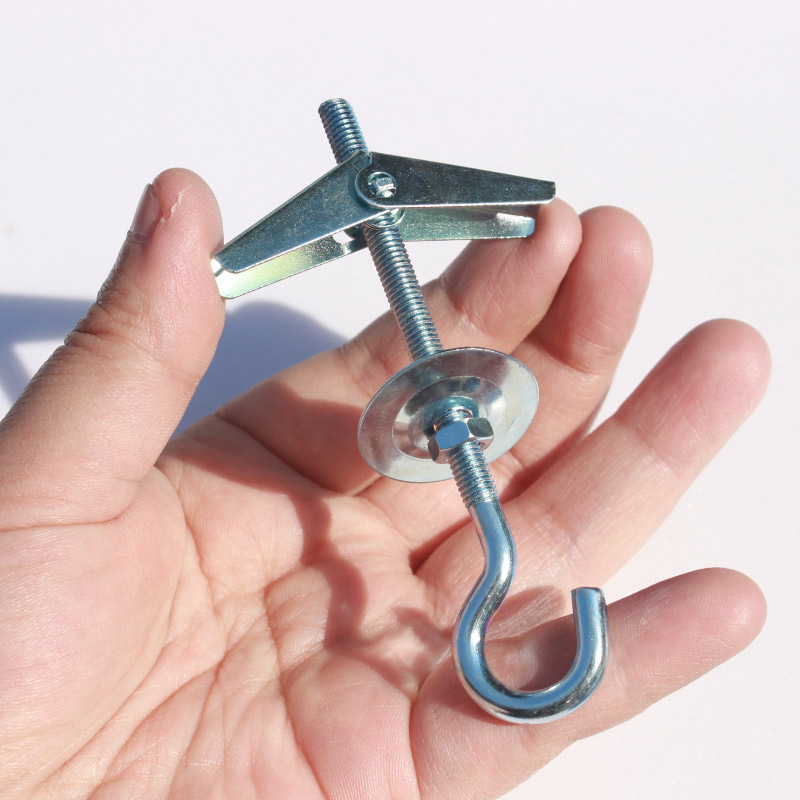 兰花钩吊挂钩旗杆配件海报夹石膏板玻璃钢丝吊码