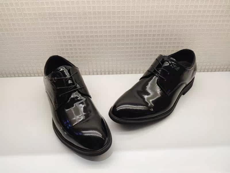 德赛帝伦秋季款男单鞋正装皮鞋亮牛皮专柜正品黑色系带商务英伦鞋