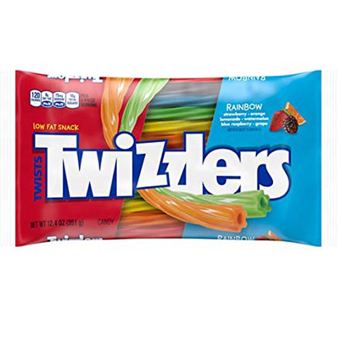 扭扭twizzlers美国彩虹糖多滋乐低卡詹姆斯吸管糖美糖果