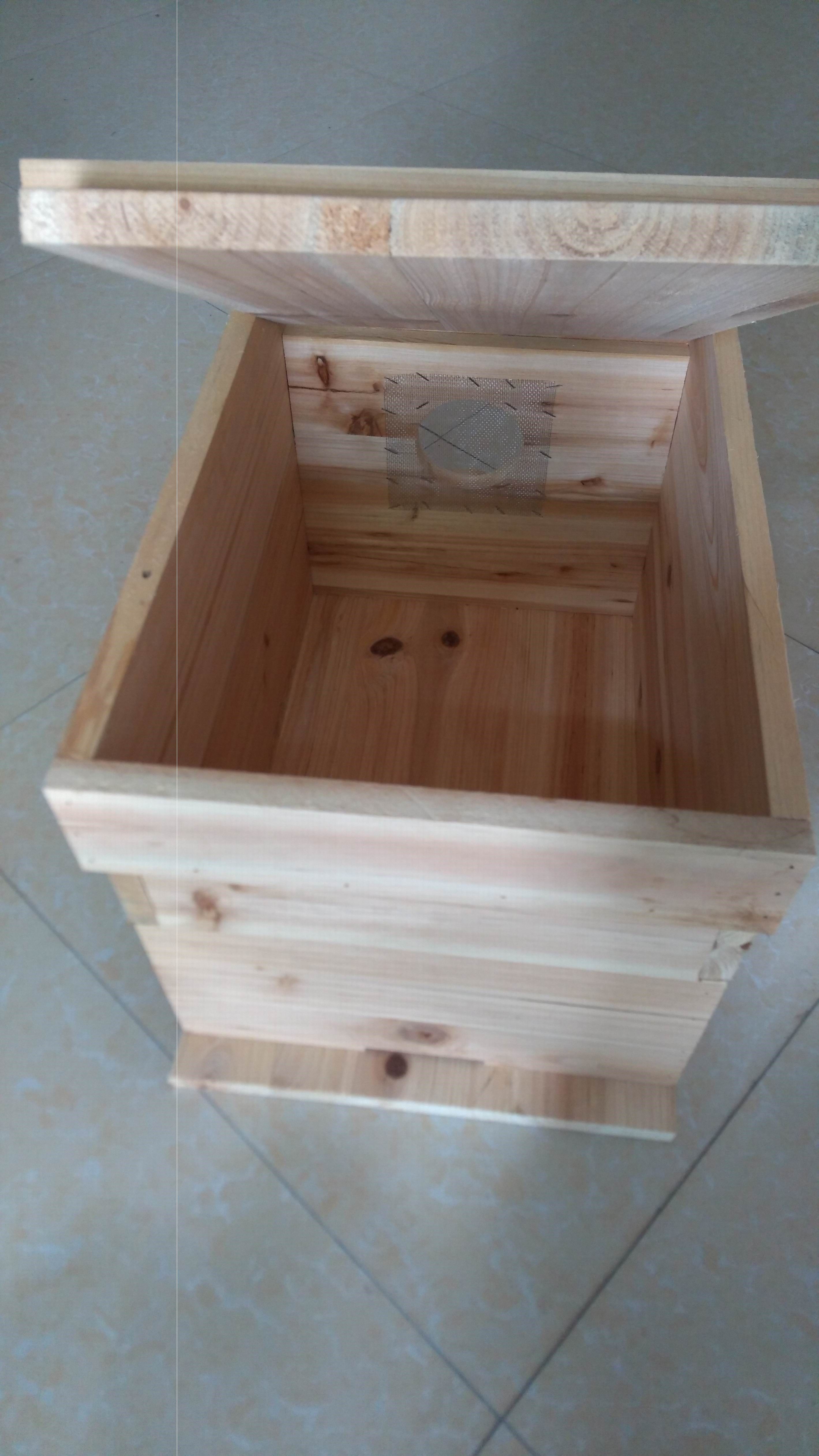 非标中蜂箱传统土养蜜蜂箱沉盖蜂箱巢框规格41825