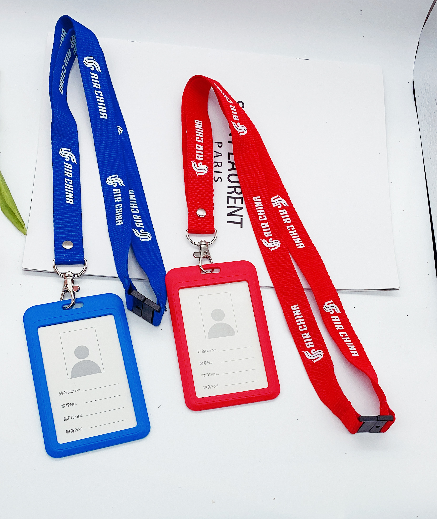 挂绳国际航空国航客舱工作证证件卡套胸卡航空登机卡套