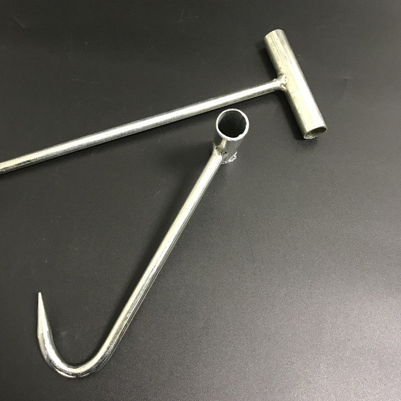 井盖拉勾下水道水泥物业拉杆卷帘门拉货手钩丁字挂钩