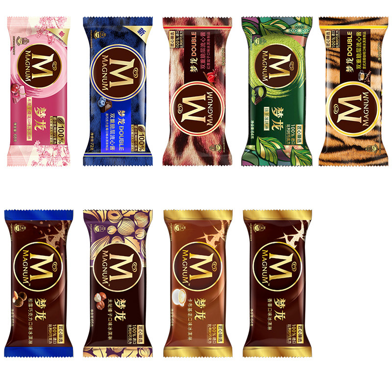 3支梦龙雪糕9种口味松露巧克力脆皮冰淇淋冷饮冰淇淋