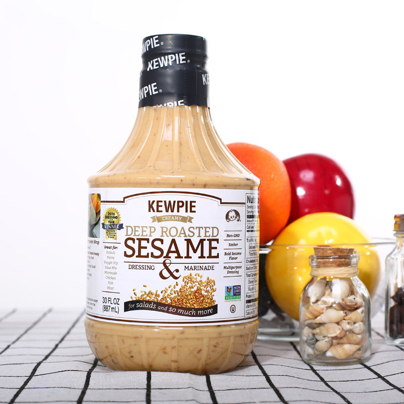 美国直邮kewpie丘比烧烤芝麻酱拌面酱拌饭酱沙拉酱类调料