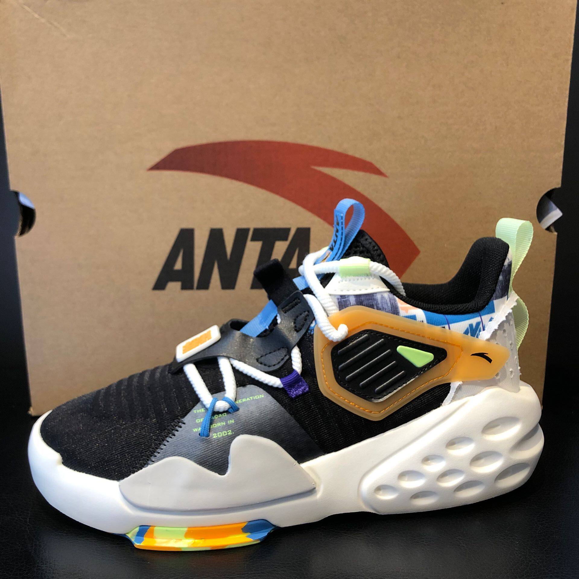 安踏官方旗舰休闲鞋男霸霸道2021春夏网面透气运动休闲鞋