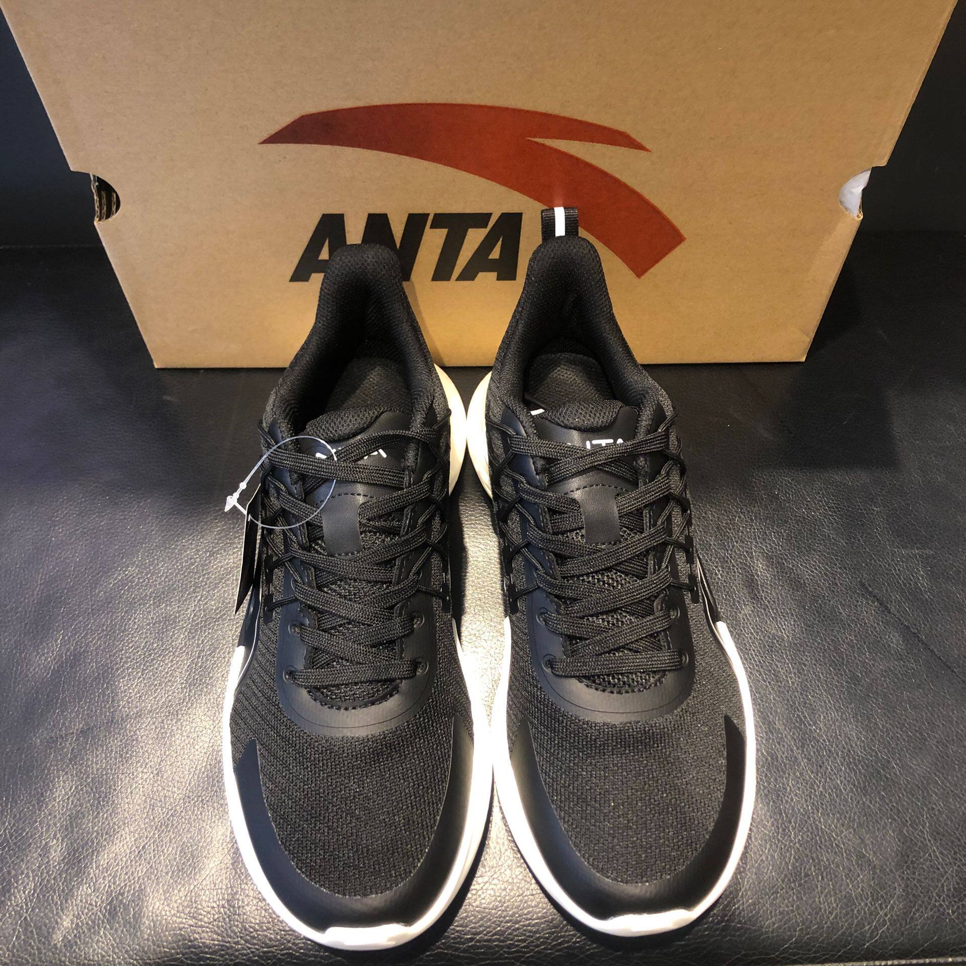 跑步安踏鞋男2021春季新款舒适网面超轻休闲运动跑步鞋