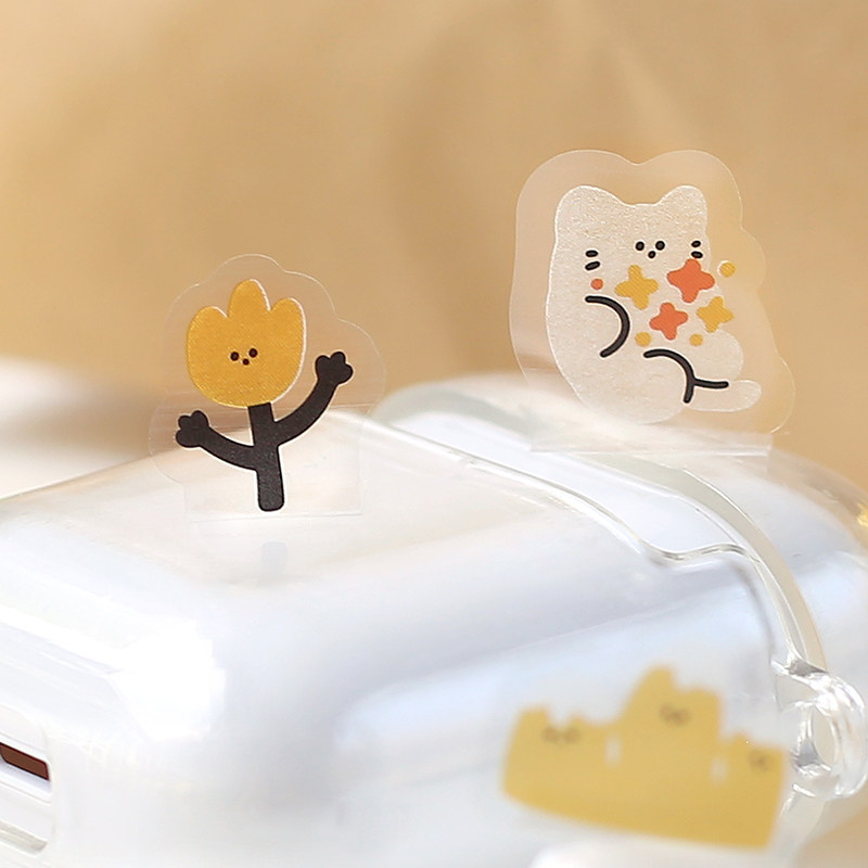 清仓创意日程手帐贴纸站立软萌盐系可爱梦游贴纸