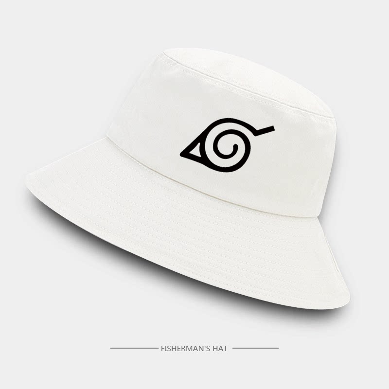 火影忍者宇智万花筒写轮眼佐助休闲旅行遮阳帽男女渔夫帽子