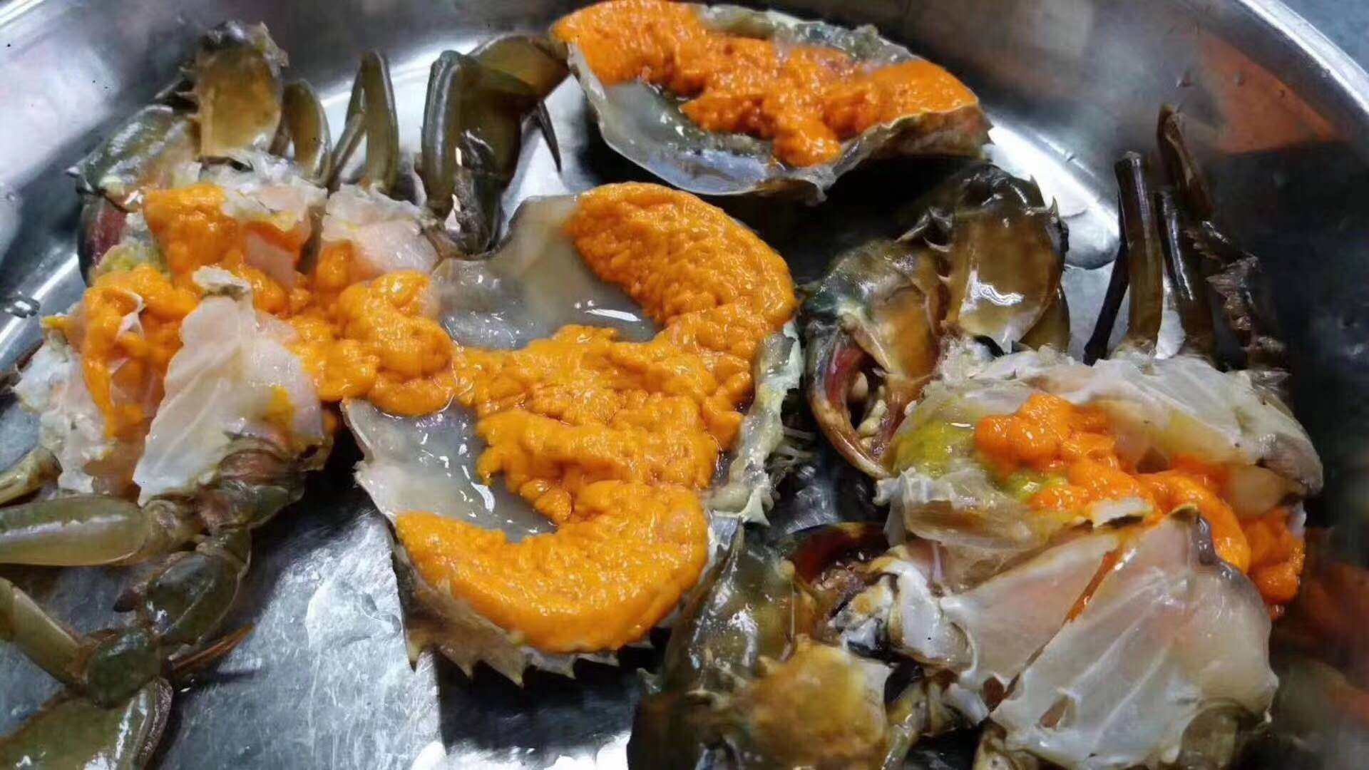 膏蟹网红海鲜三哥全母非洲香辣1斤熟食1只其它