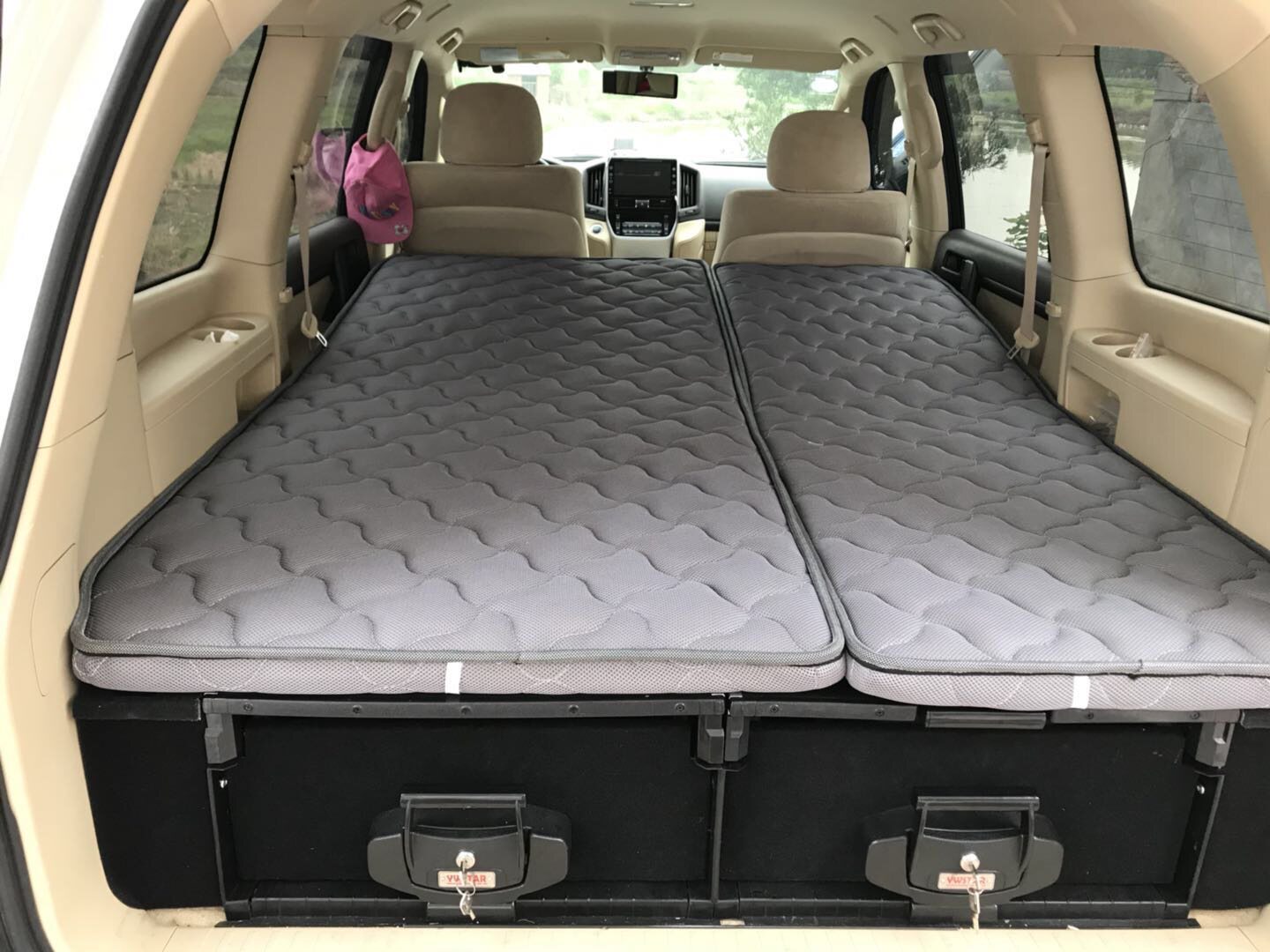 lc150普拉多霸道床车改装尾箱后备储物智驰铝合金全车改装套件