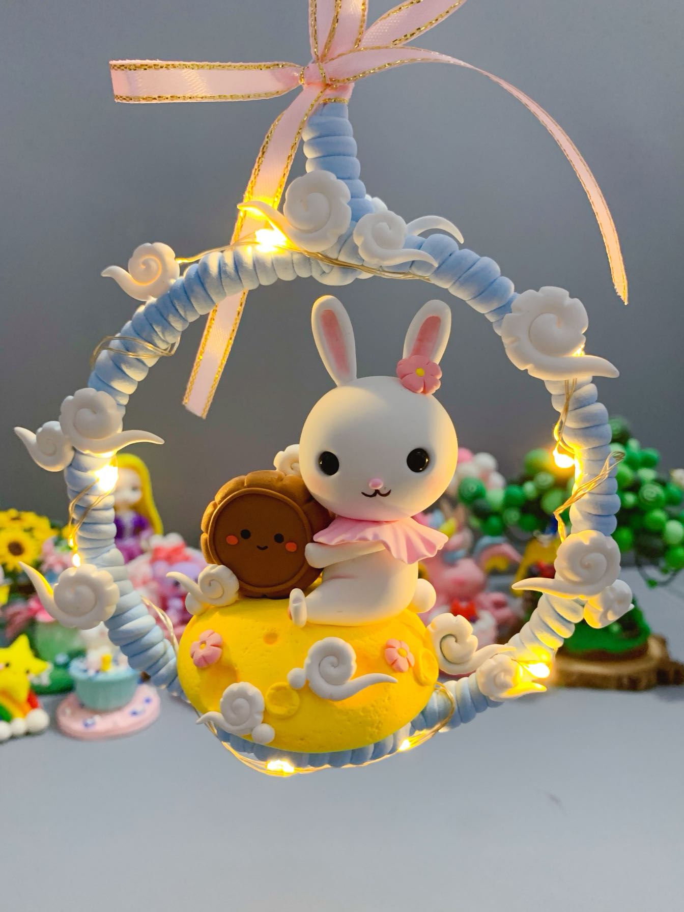 超轻粘土辅助材料小灯串粘土