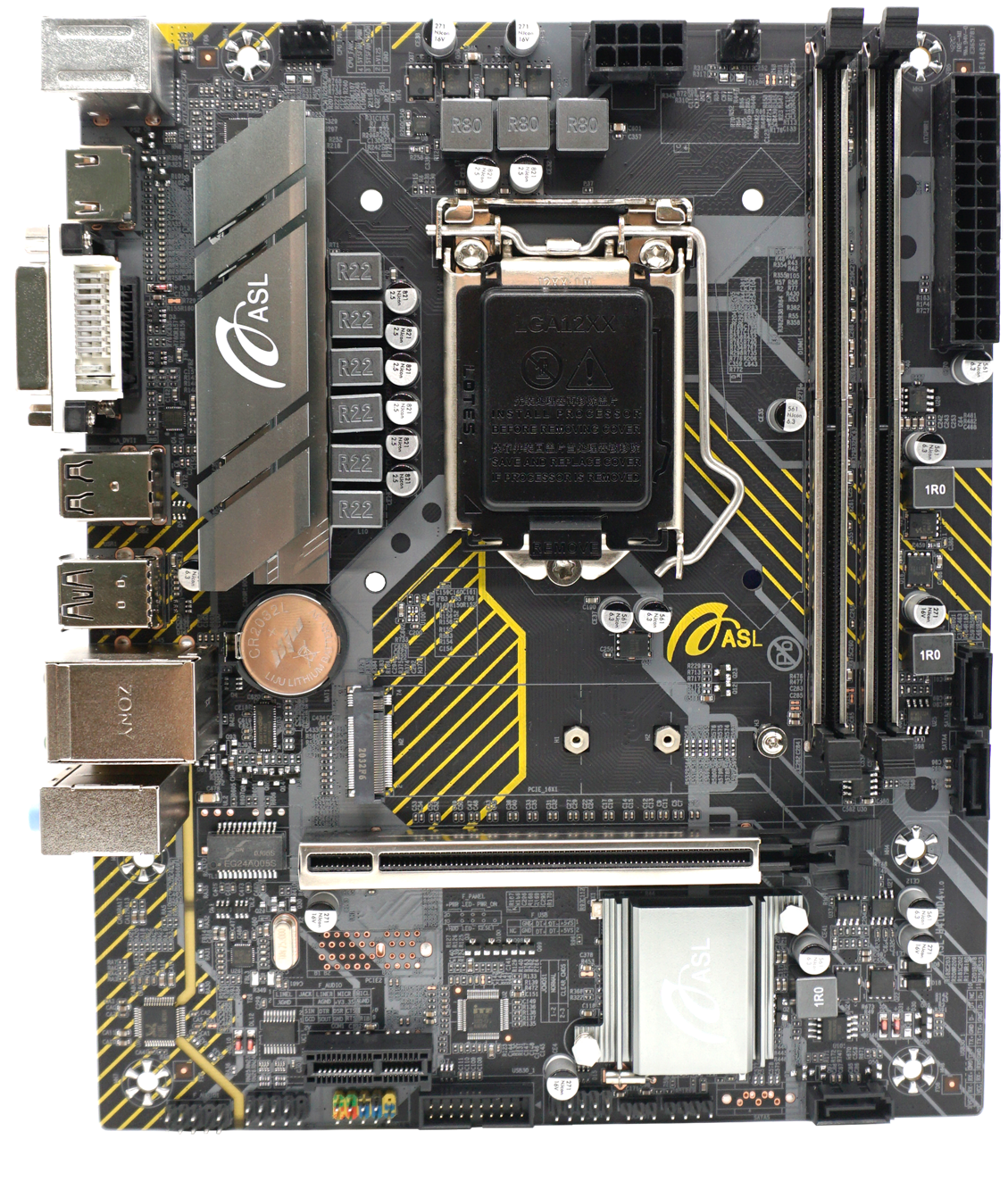 全新alsd4主板翔升h410m十代cpu带m2接口支持nvme固态