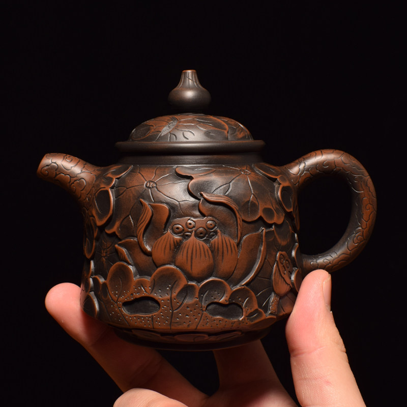 滇垚云南建水紫陶微瑕手工茶壶捡漏泡茶单壶非陶瓷紫砂壶功夫茶具