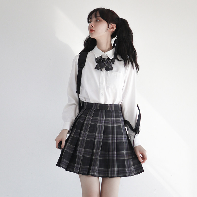 中牌制服馆 2021年秋冬新款 字铅jk制服百褶裙日系学院风