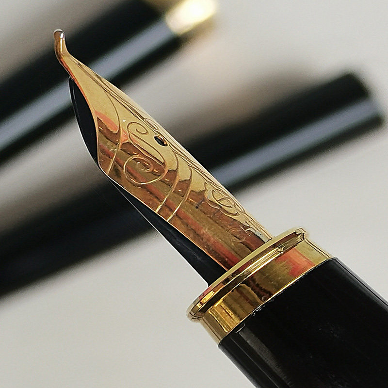 大明库存90年代书法粗杆大号弯尖钢笔璐璐工笔钢笔