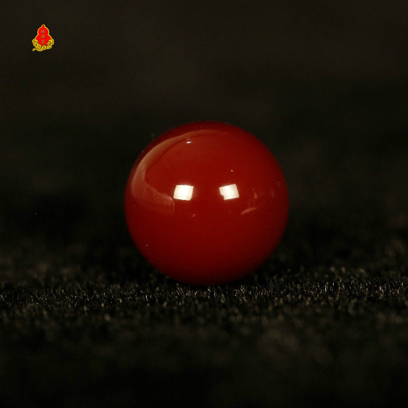 福济天然南红玛瑙瓦西料锦红单直径配珠顶镶嵌diy配件