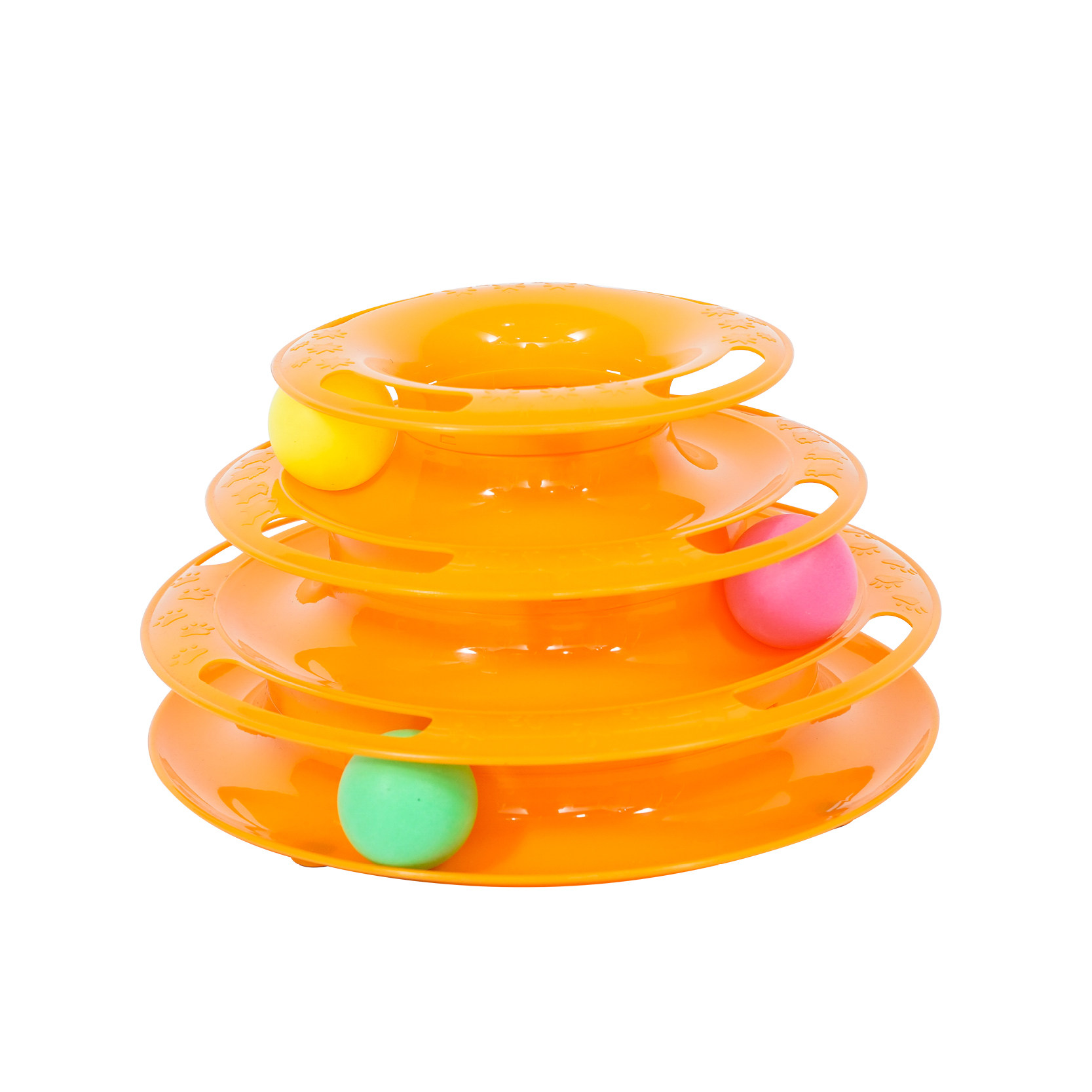 zeze宠物猫转盘猫咪玩具三层转盘宠物猫玩具逗猫猫抓盘