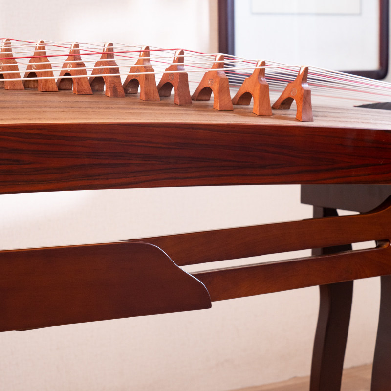 新爱古筝小古实木便携通用仿古腿禅琴乐高档谱架