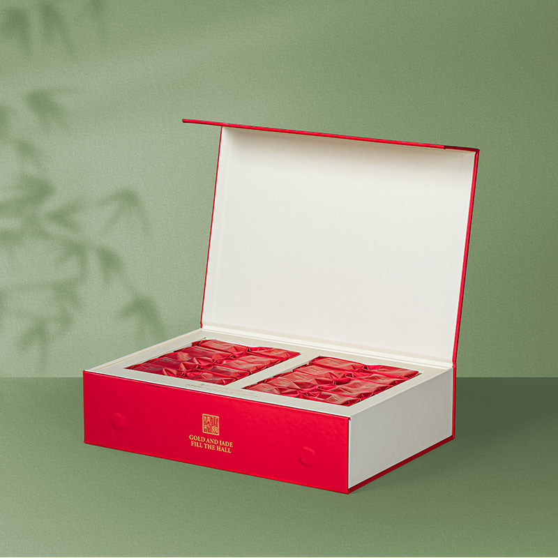 大红红袍北岩中秋金玉满堂茶叶礼盒盒装160g乌龙茶大红袍