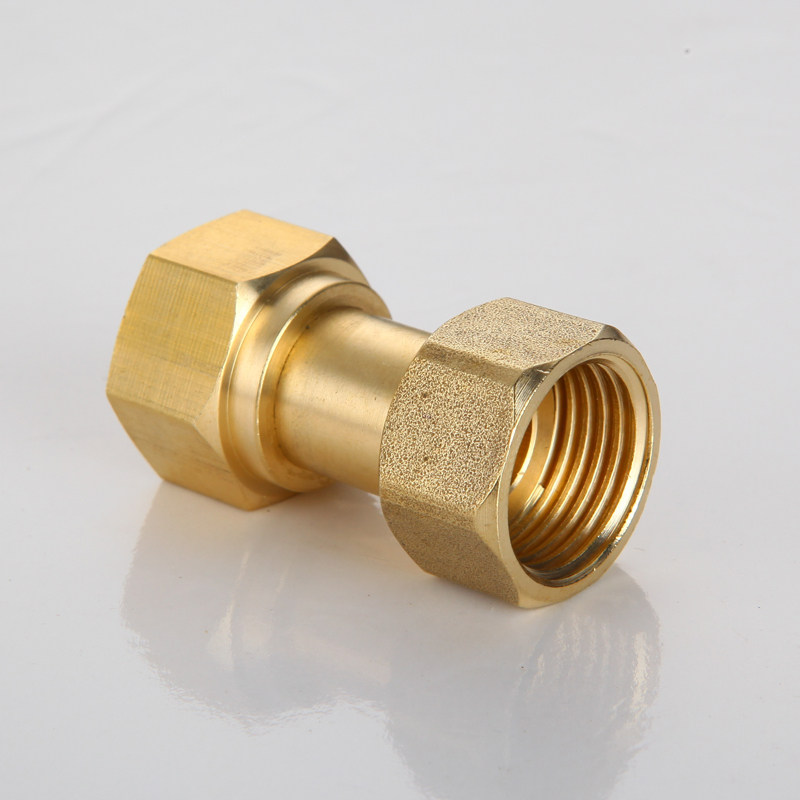 活接三通接头全铜加厚水管燃气管4分配件内丝三通