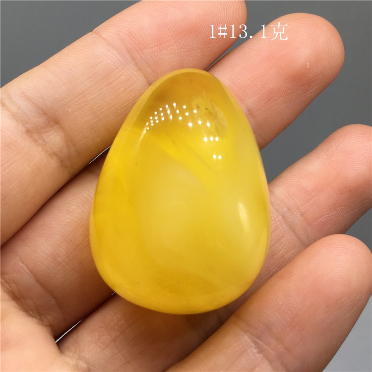 纯天然蜜蜡吊坠琥珀挂件水滴蛋面太极金绞蜜颜色颈饰