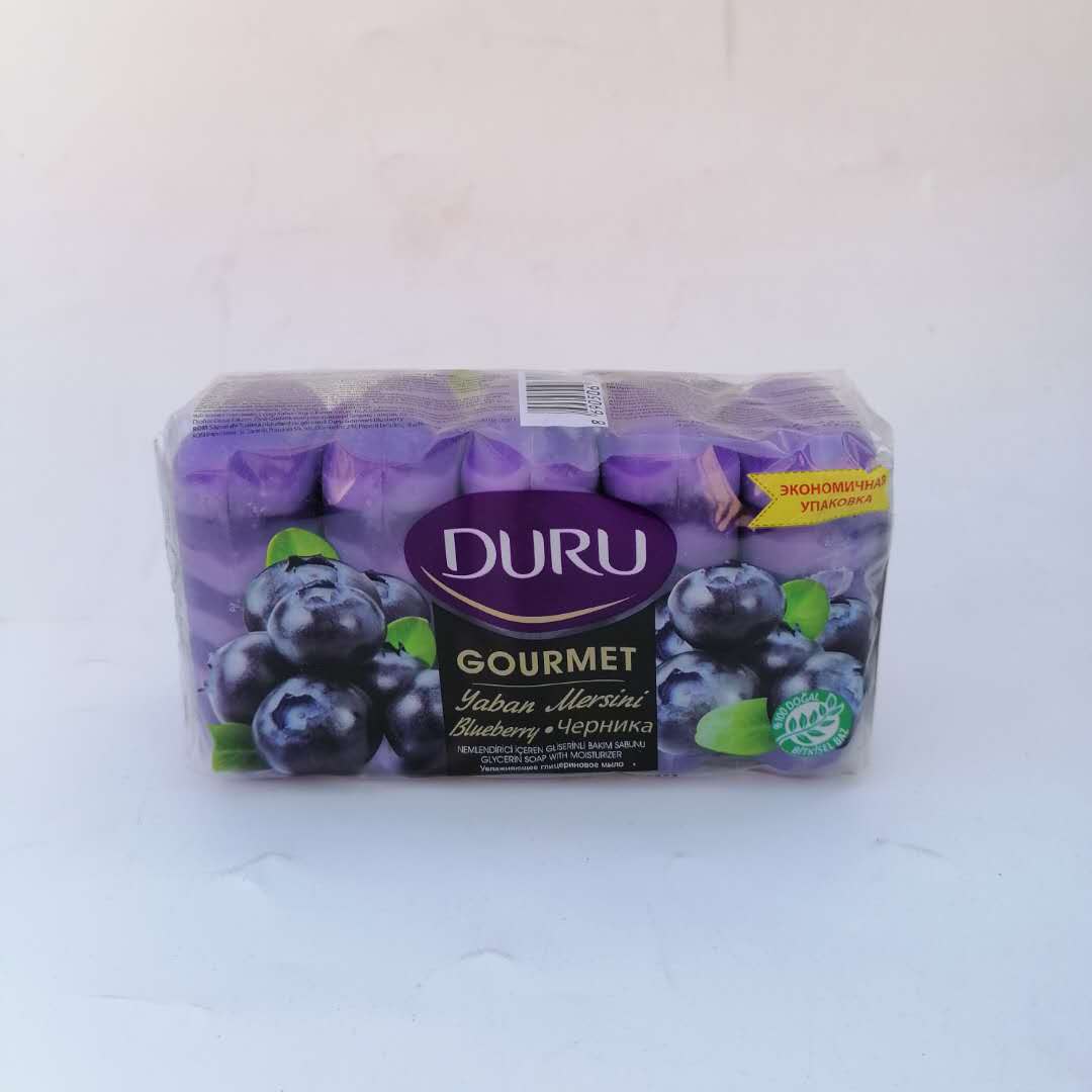 正品土耳其进口duru杜鲁香皂橄榄杏仁牛奶蜂蜜黄瓜护肤新5个包邮