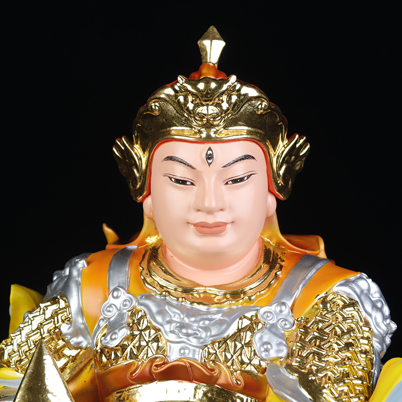 神像典藏杨戬二郎显圣真君家居供奉华光大帝摆件
