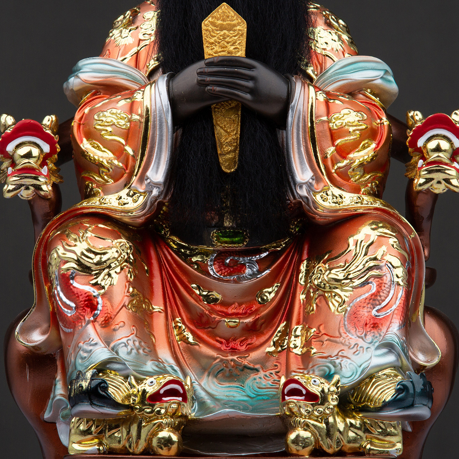 典藏城隍神像城隍庙树脂玻璃钢速报司辅居家镇菩萨摆件