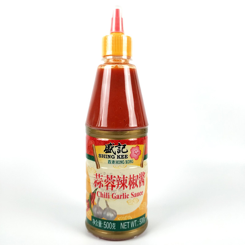 盛记蒜蓉辣椒酱500g家用沙县小吃拌饭香辣酱烧烤意大利拌面商用酱