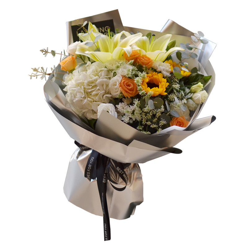 长沙鲜花同城速递向日葵百合商务接机鲜花速递(同城)