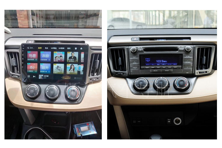 丰田rav4导航硕途16款荣放安卓大屏gps智能车机导航