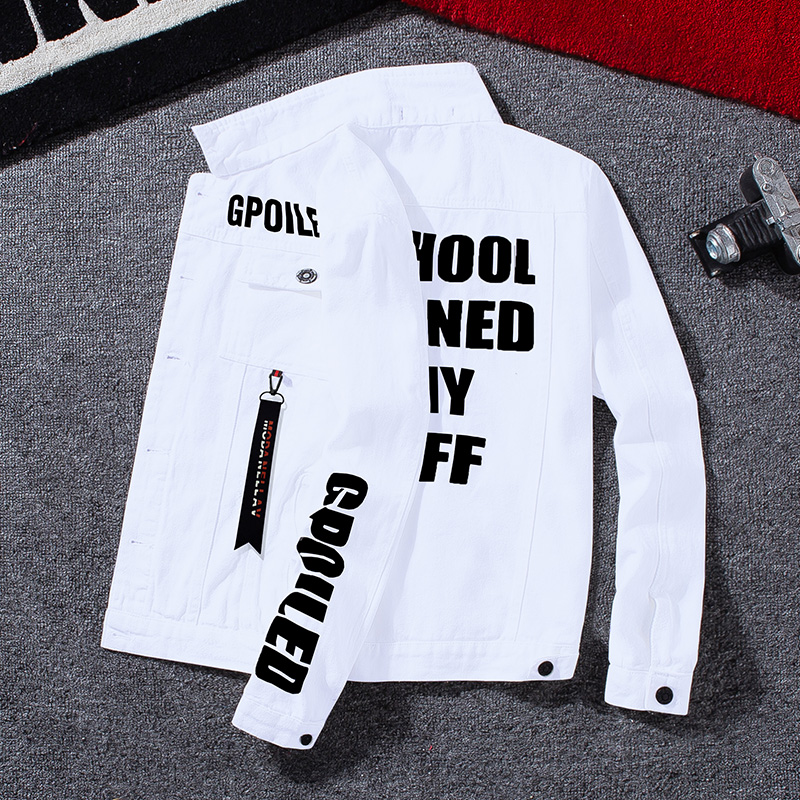 春季牛仔外套男士韩版修身上衣服休闲潮流男装春秋棒球服日系夹克