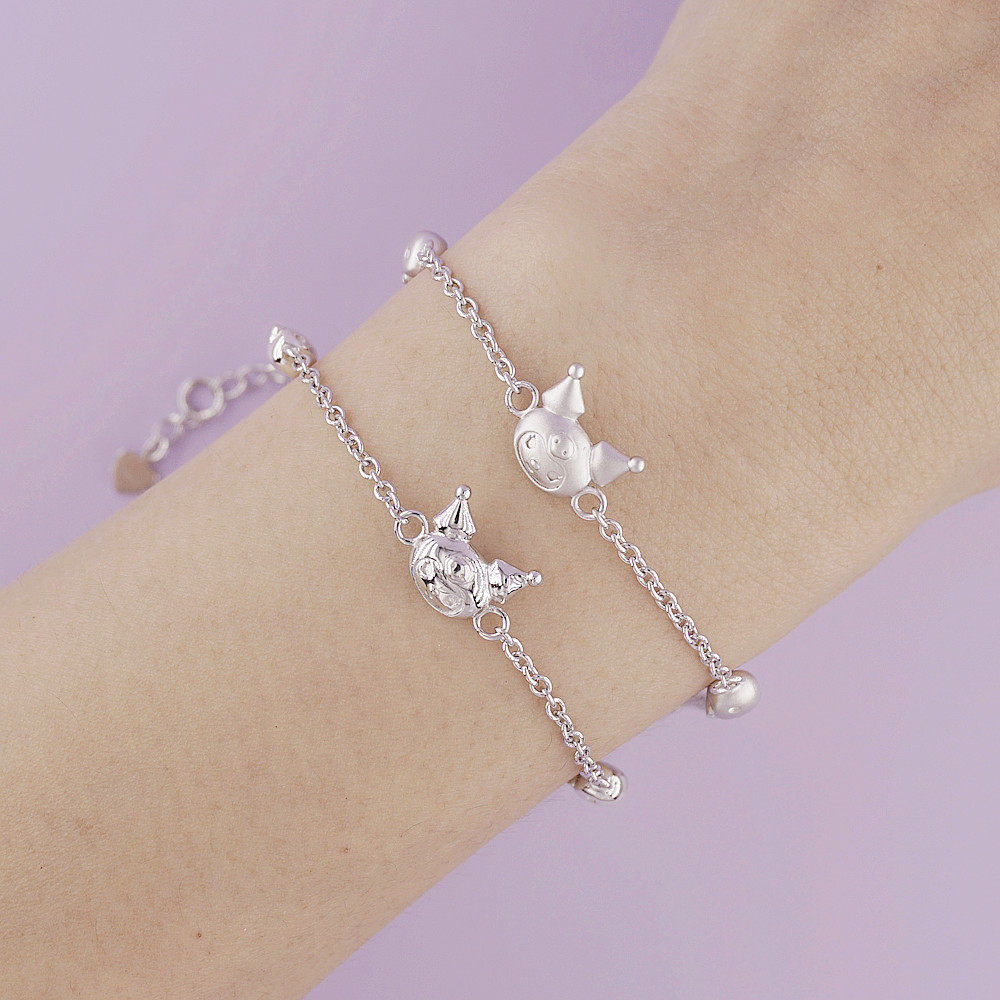 小恶魔库洛米可罗米925银镀金简约手链送女友闺蜜生日礼物