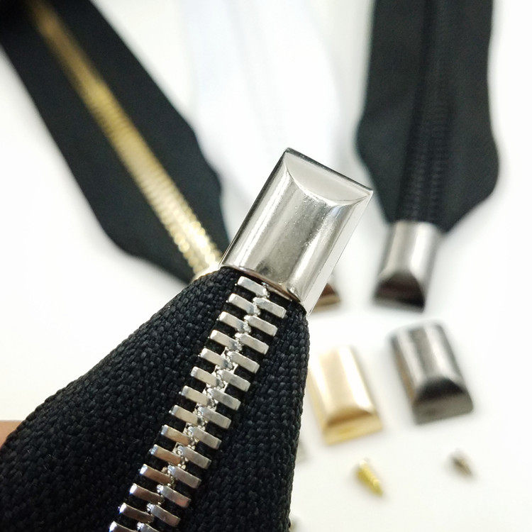 拉链尾夹包尾扣码庄diy金属辅料配件尾端封口拉链