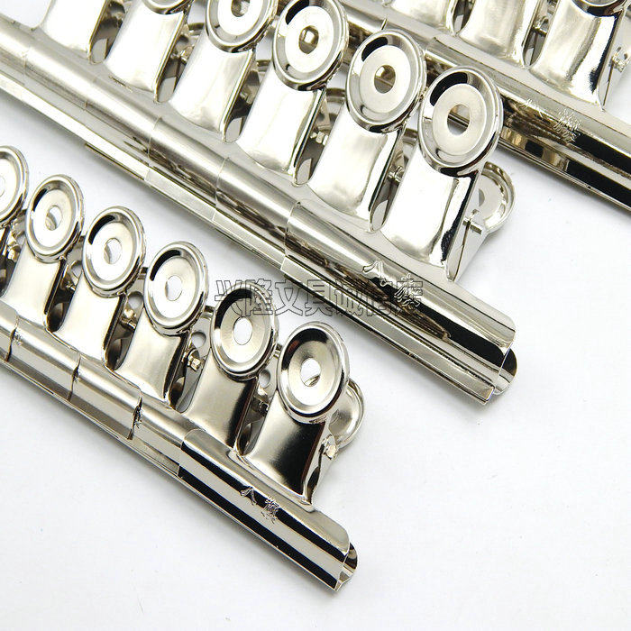 夹子包邮6个装圆形不锈钢票夹画板金属票据大号票夹