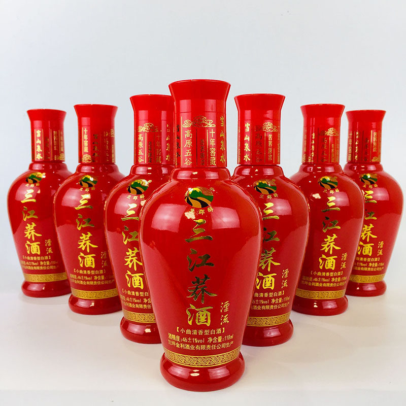 包邮云南特产兰坪三江荞酒100mlx846度怒江苦荞其他酒类