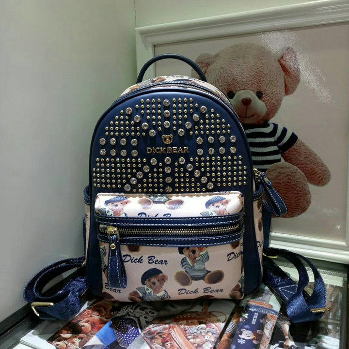 2020专柜正品dickbear迪克熊钻双肩包双肩背包