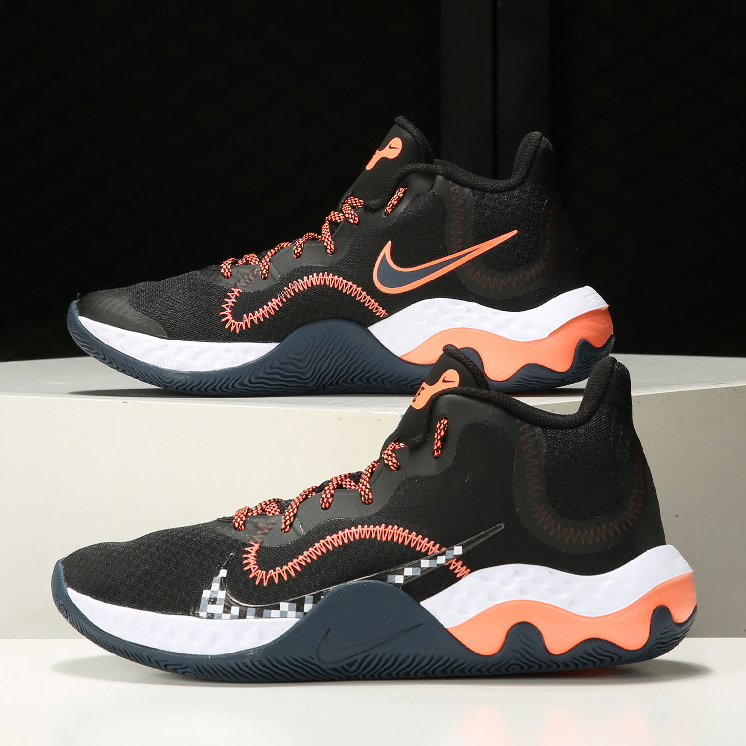 nike耐克正品冬季新款男子实战减震耐磨篮球篮球鞋