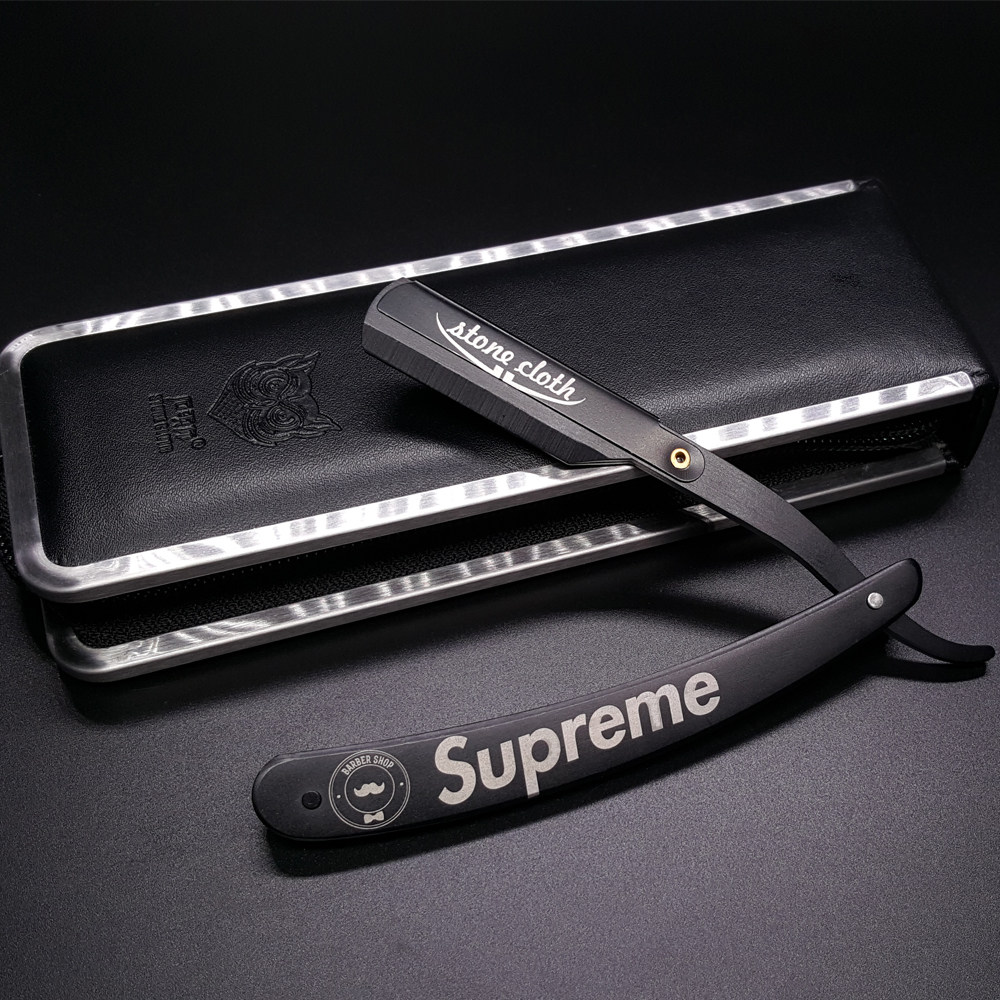 剃刀刮刀石头布直刃剃须刀老式刮脸修面理发师潮牌剃须刀